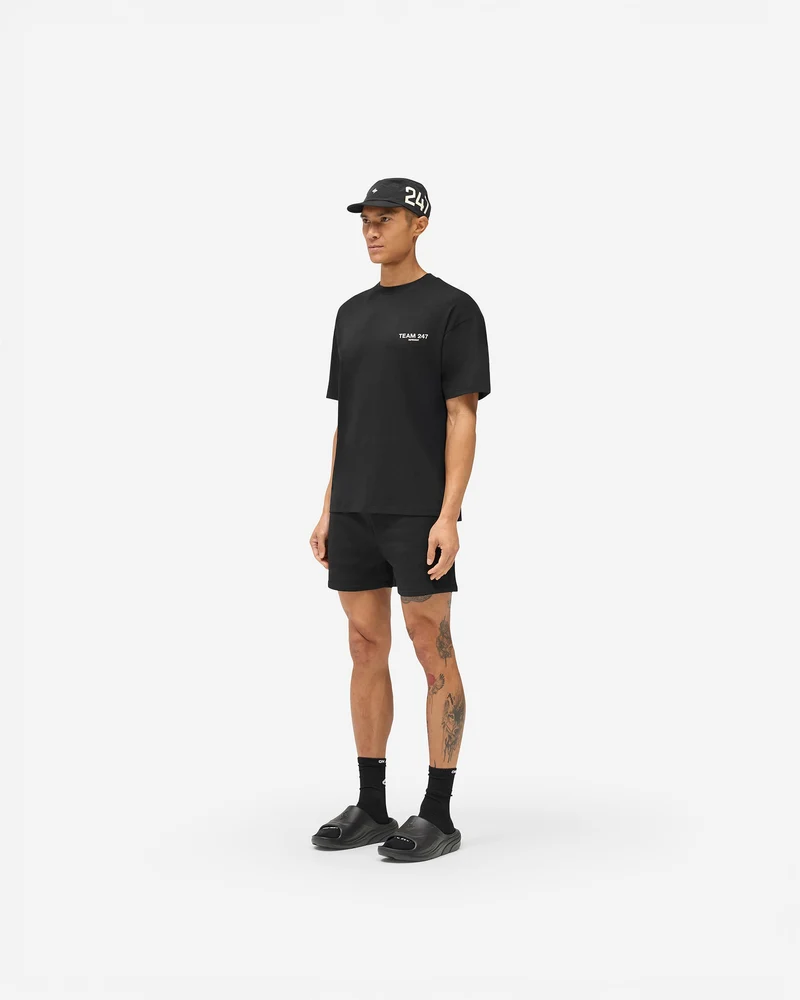 Team 247 Oversized T-Shirt - Jet Black