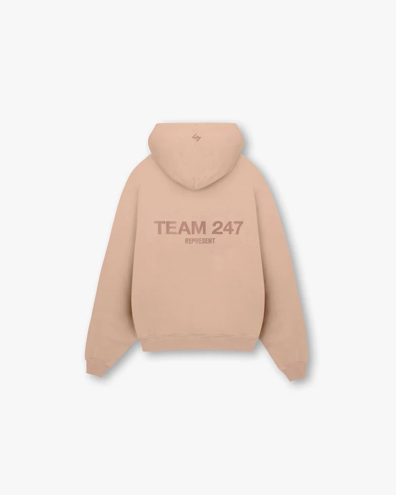 Team 247 Oversized Hoodie - Clay