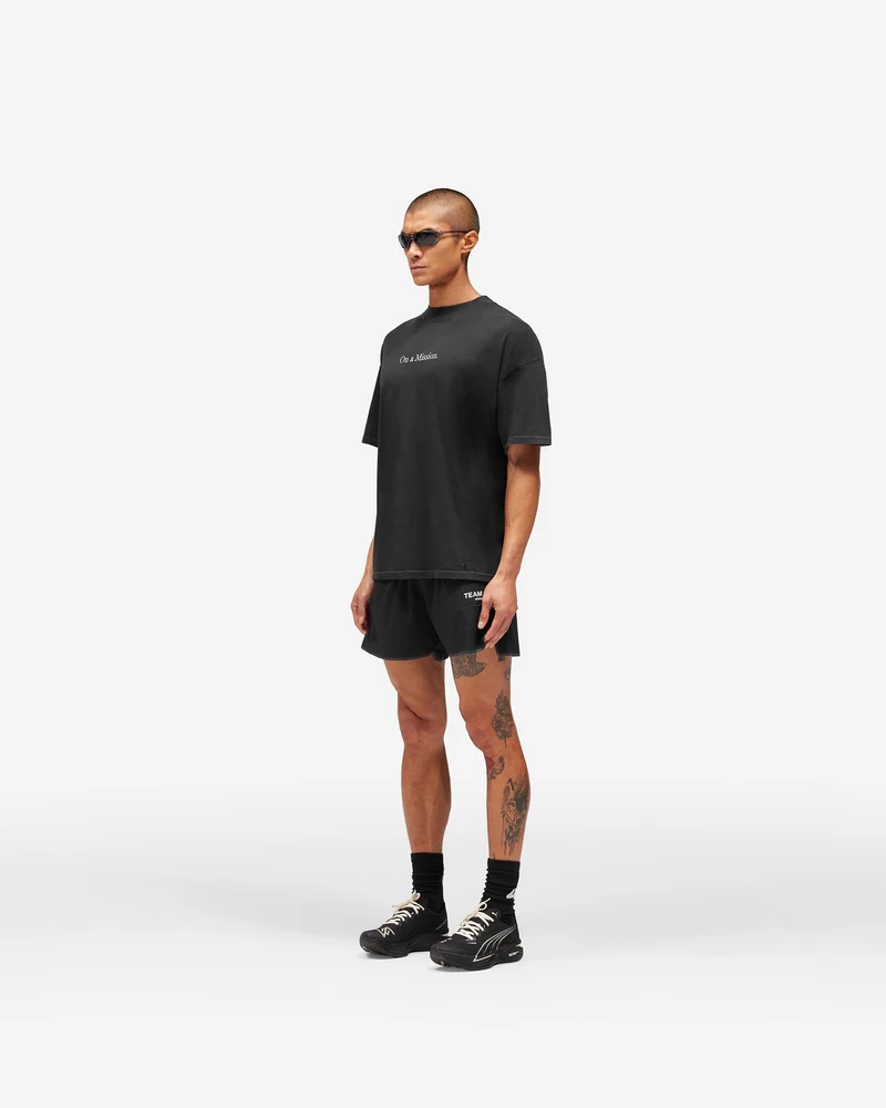 247 On A Mission T-Shirt - Jet Black