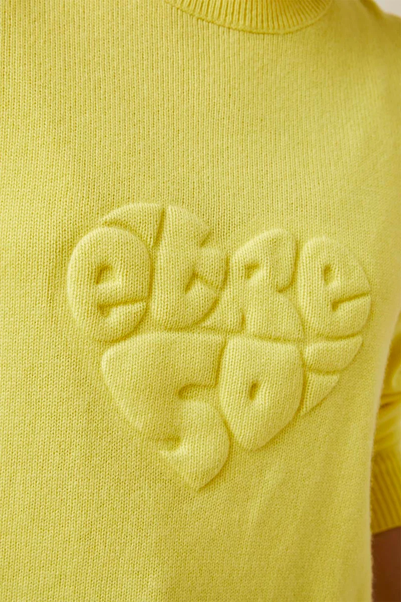Pull Jaune Pop