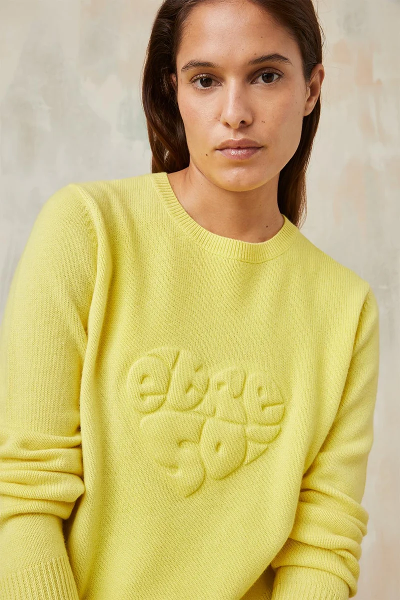Pull Jaune Pop