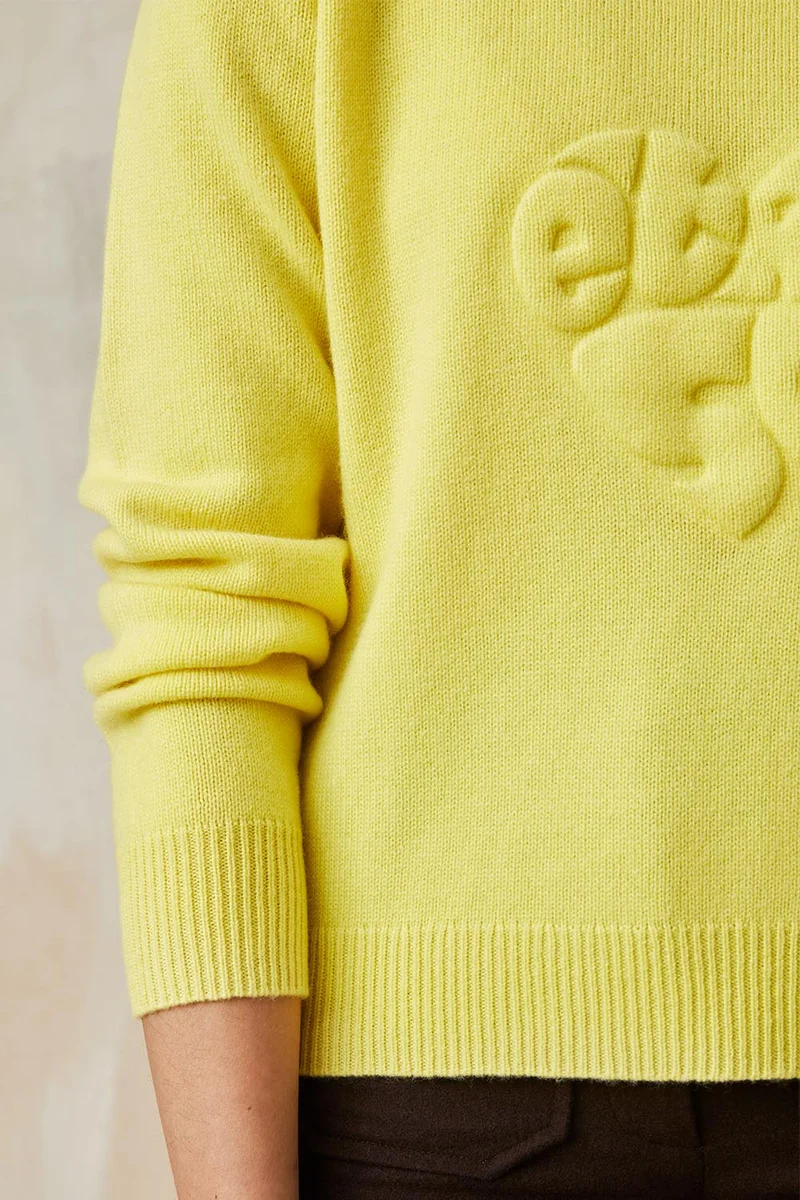 Pull Jaune Pop