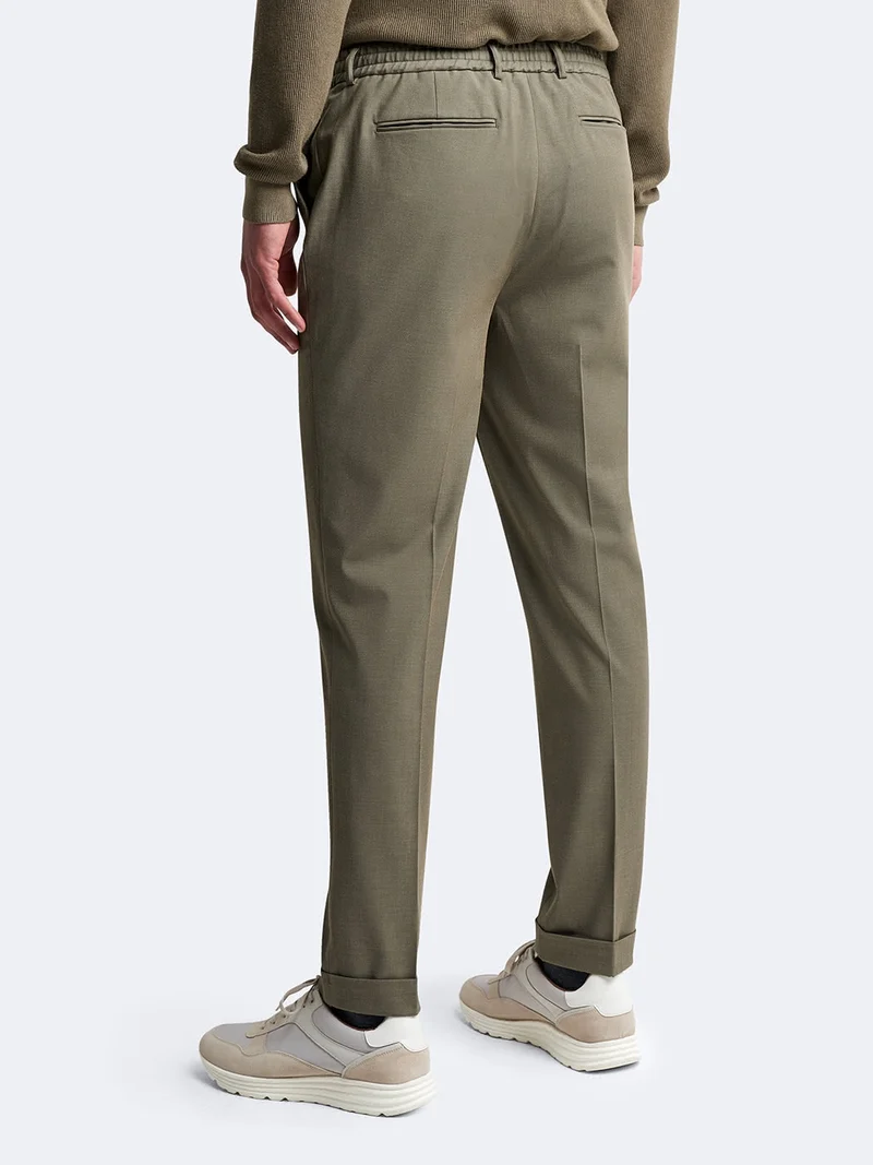 Pantalon de costume bistretch faux uni