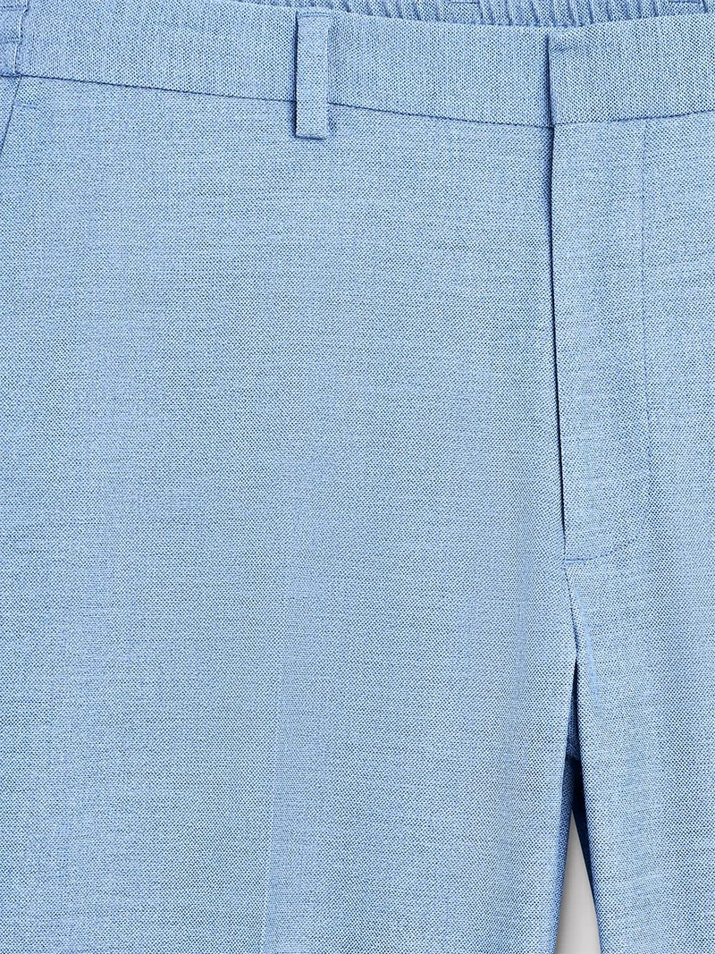 Pantalon de costume bistretch faux uni