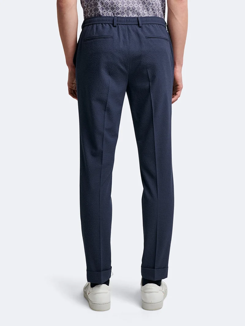 Pantalon de costume bistretch seersucker