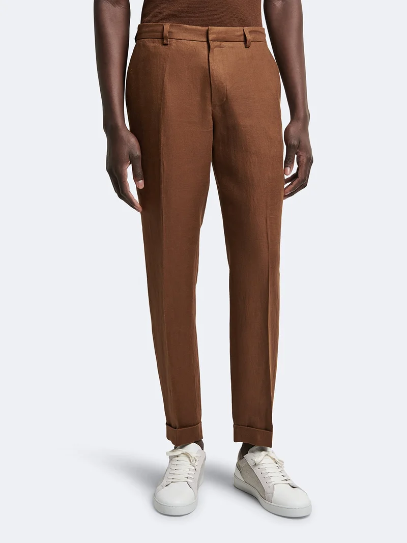 Pantalon de costume en lin