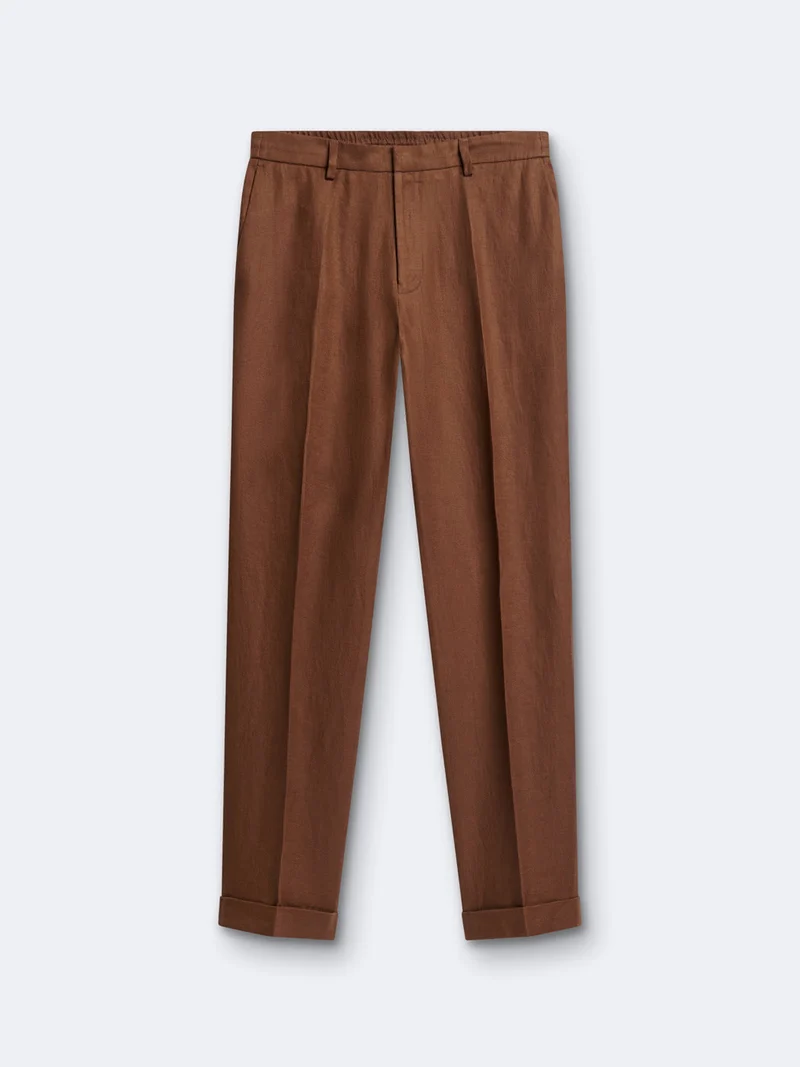 Pantalon de costume en lin
