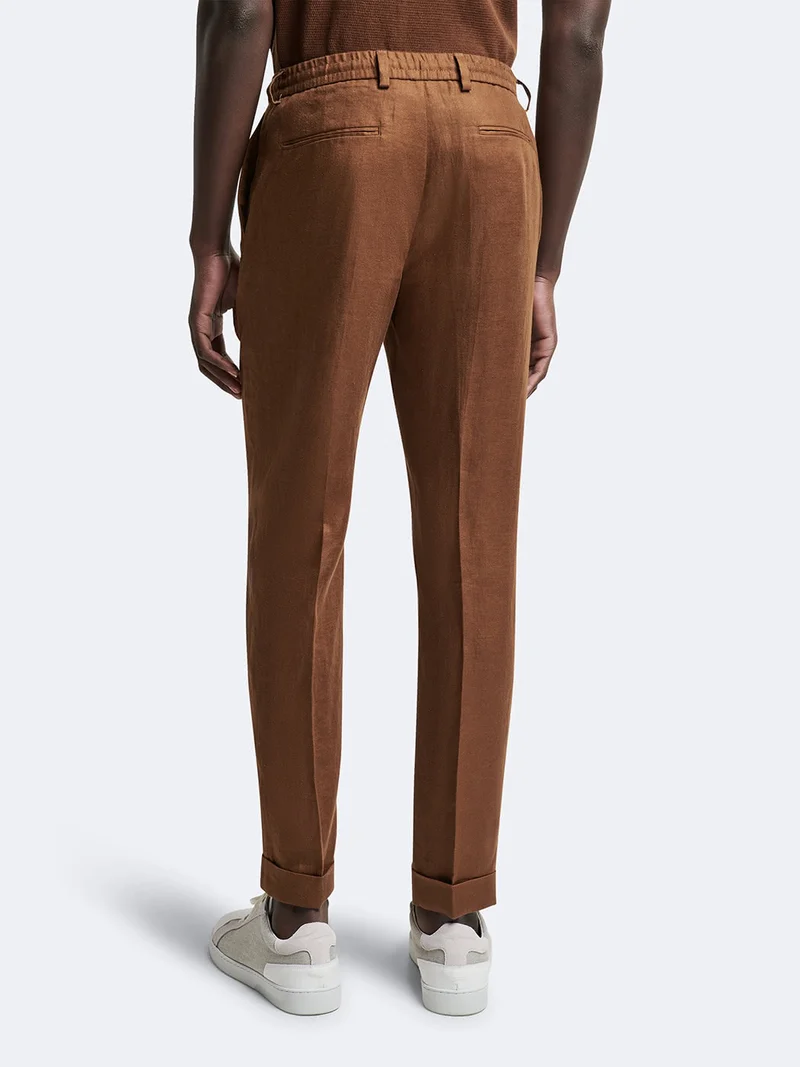 Pantalon de costume en lin
