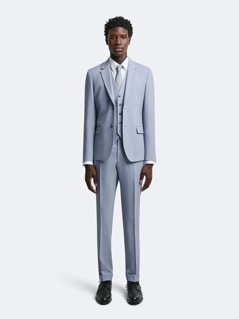 Pantalon de costume en laine mélangé