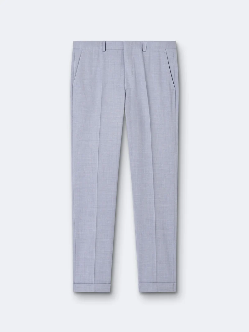 Pantalon de costume en laine mélangé