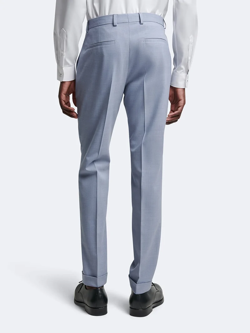 Pantalon de costume en laine mélangé