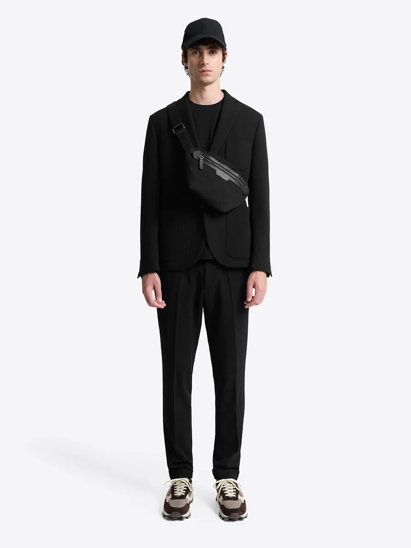 Pantalon de costume en seersucker