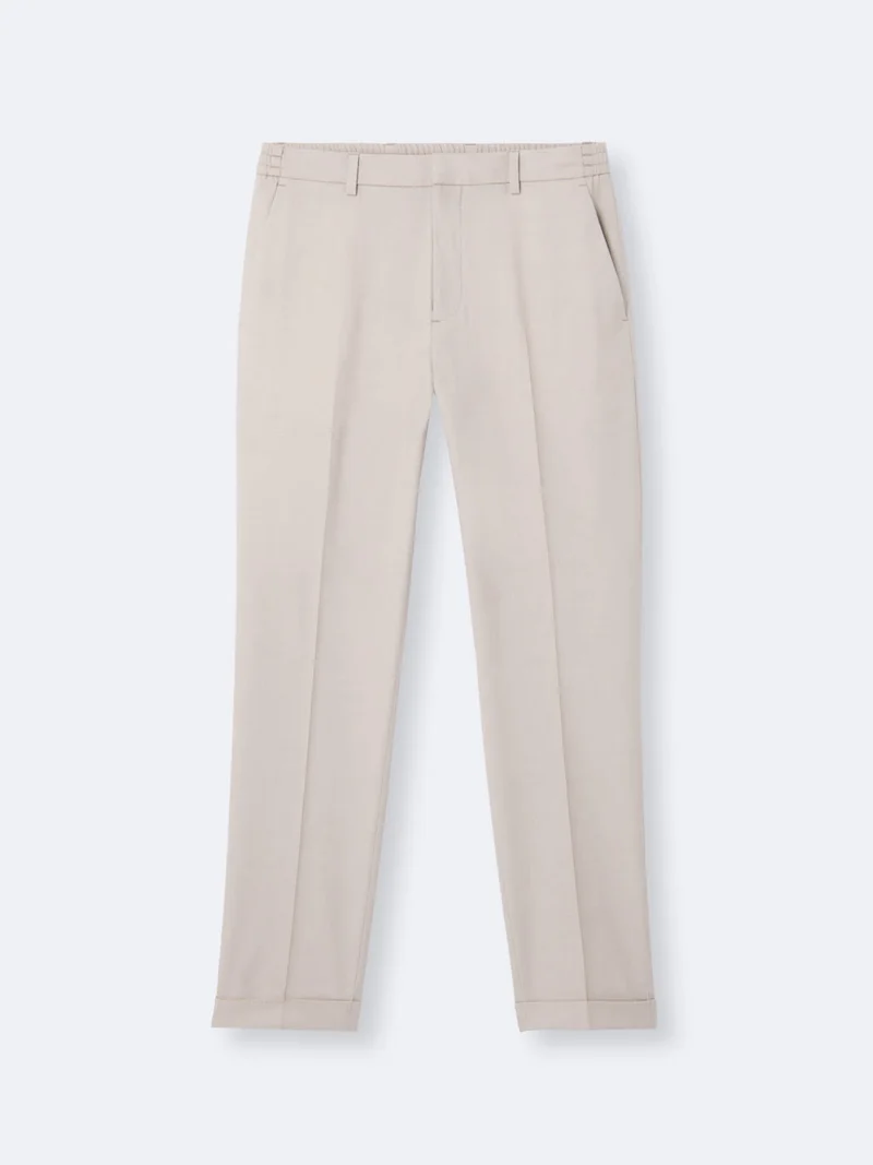 Pantalon bistretch taille élastiquée