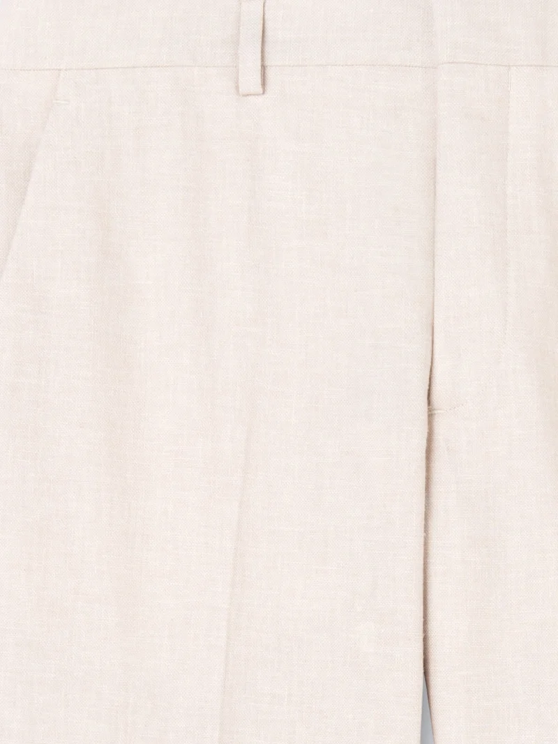 Pantalon de costume 100% coton lin