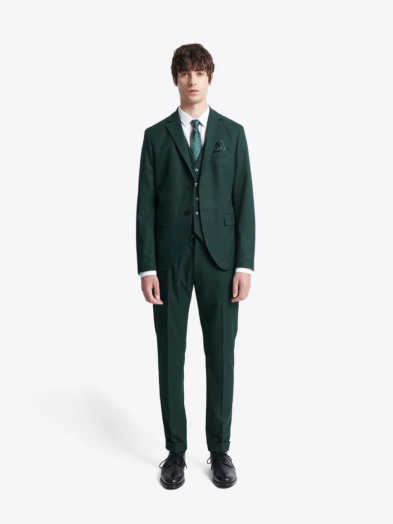 Pantalon de costume taille élastiquée
