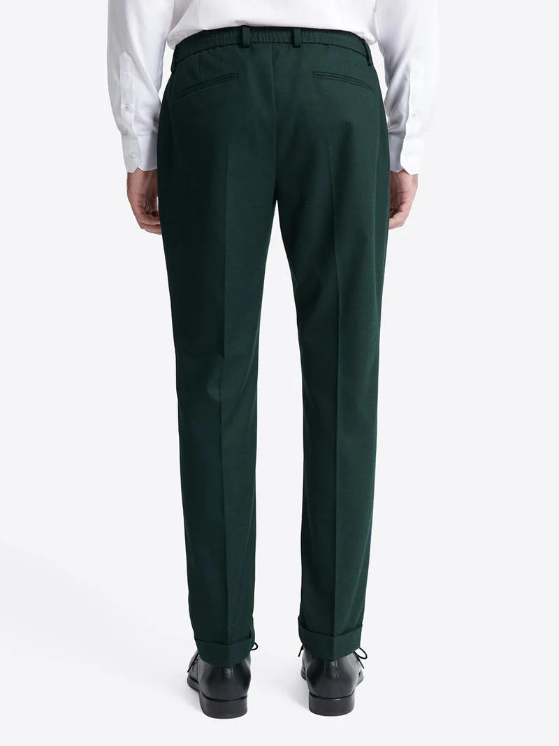 Pantalon de costume taille élastiquée