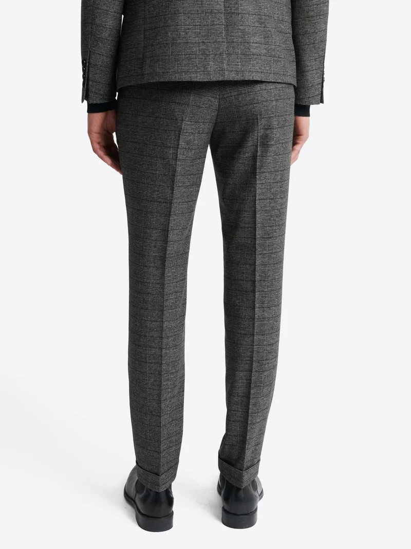 Pantalon de costume strech à carreaux