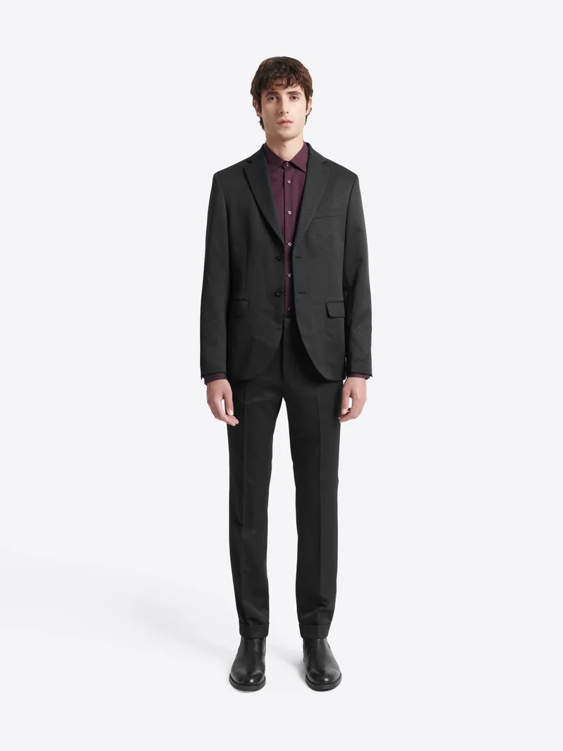 Pantalon de costume en jacquard