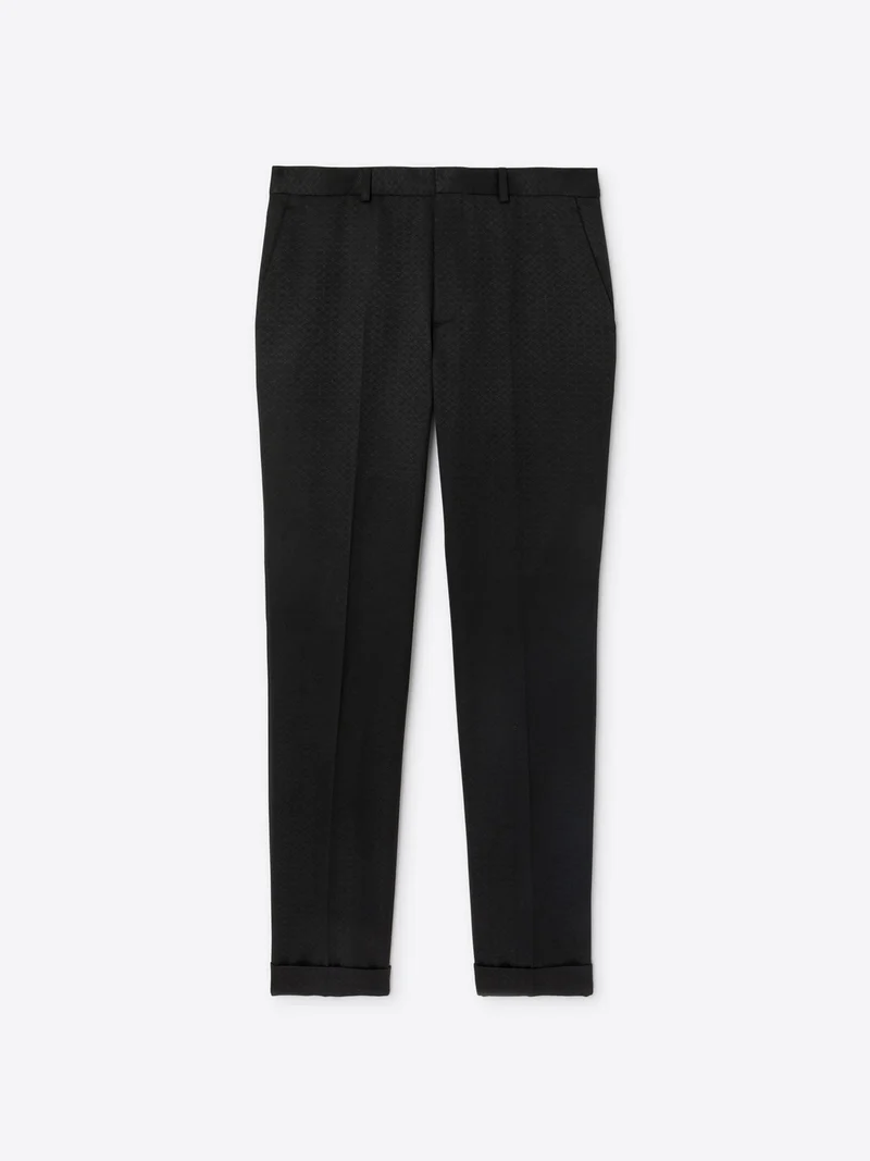 Pantalon de costume en jacquard