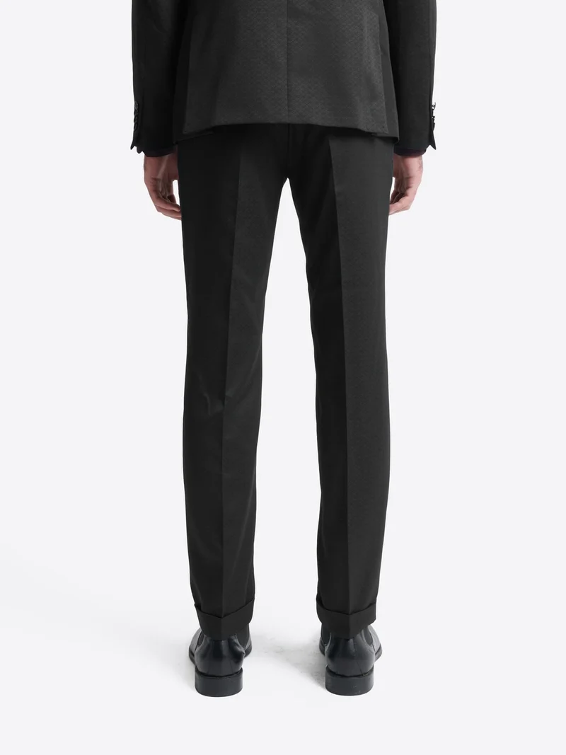 Pantalon de costume en jacquard