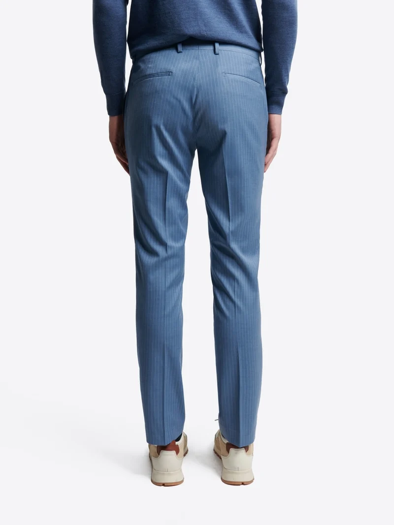 Pantalon de costume slim jogpant rayé
