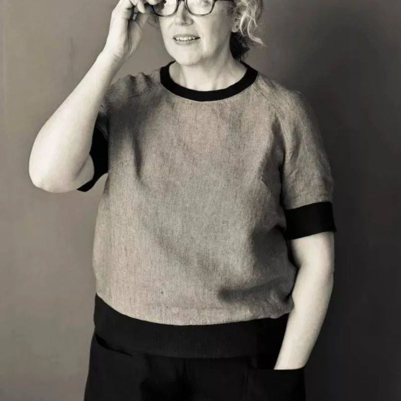 PATRON DE COUTURE PDF | The Crew Neck Fielder Addition | Merchant & Mills | UK 6–18