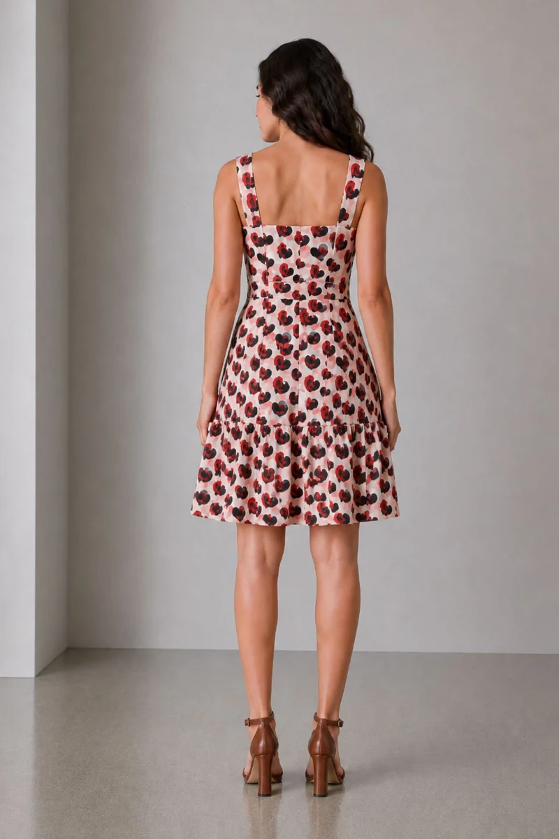 Ravin|Cotton Fit Flare Mini Dress