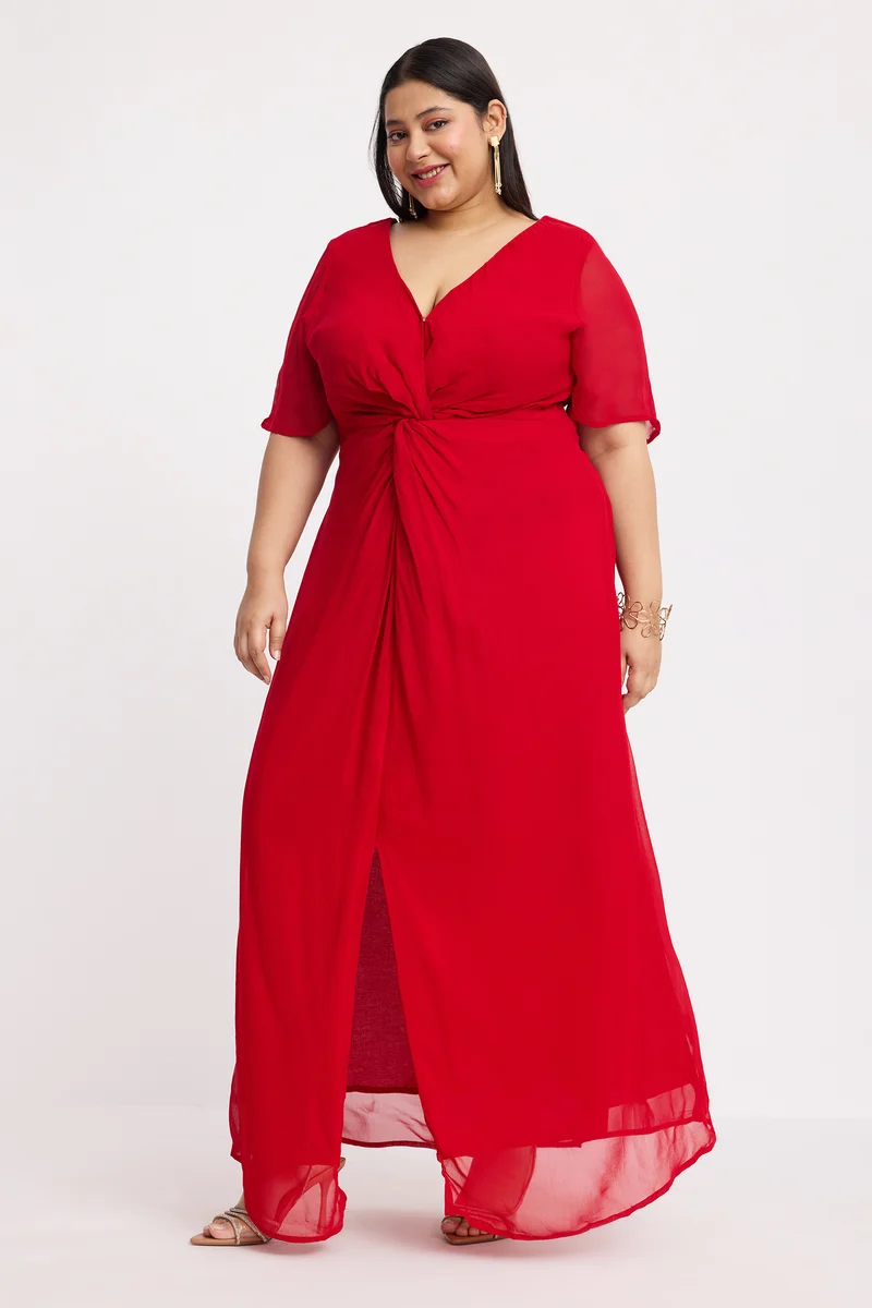 Adria|Viscose Sleeveless Maxi Dress