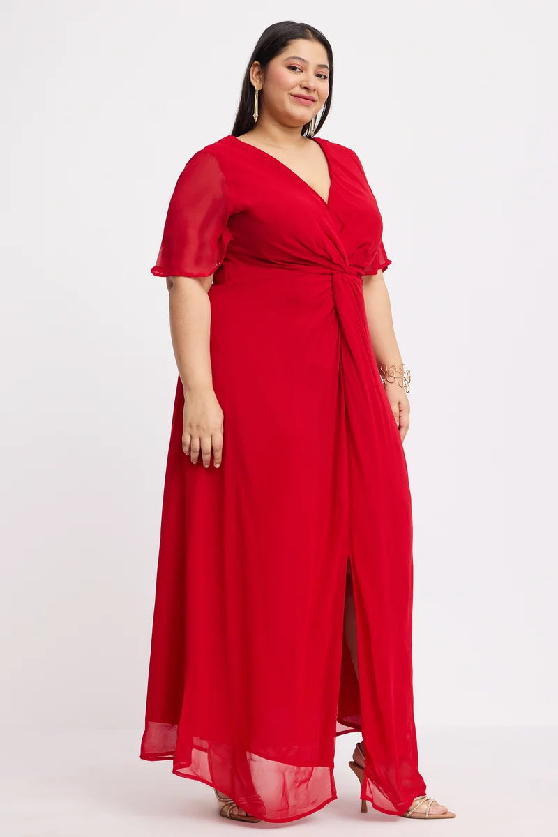Adria|Viscose Sleeveless Maxi Dress