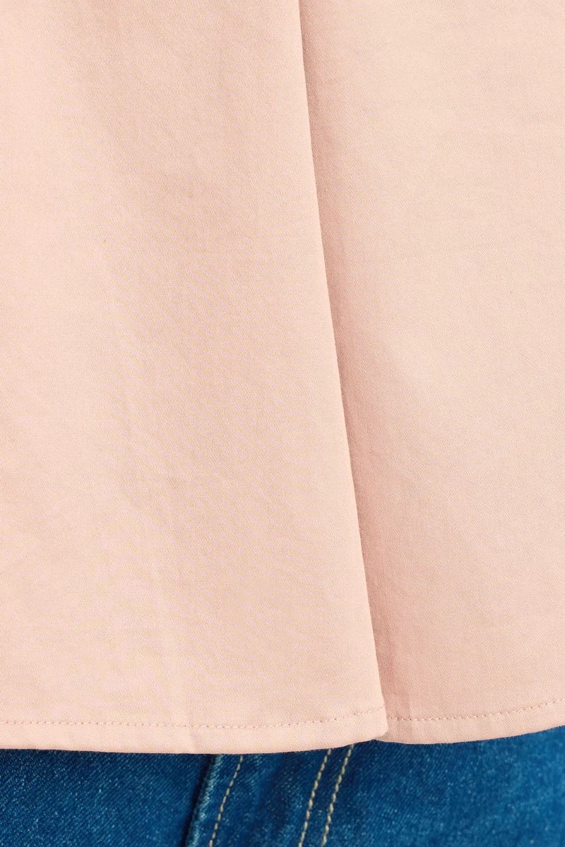 Rose|100% Cotton Sleeveless Fitted Peplum Top