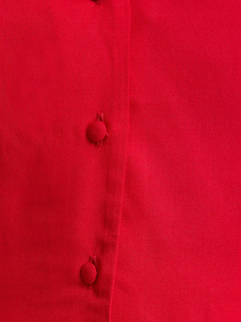 Intes|100% Viscose V-Neck Lace Top
