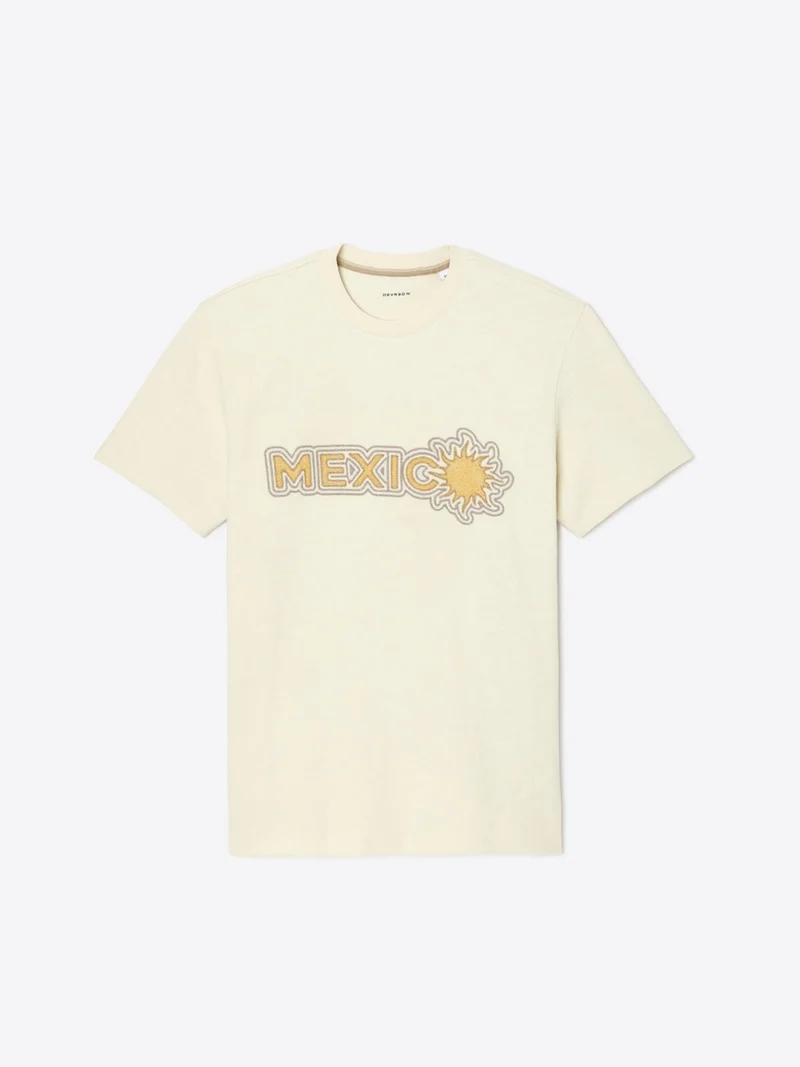 T-shirt col rond en coton