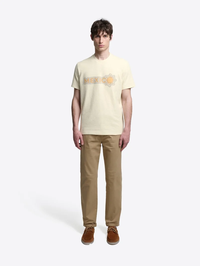 T-shirt col rond en coton