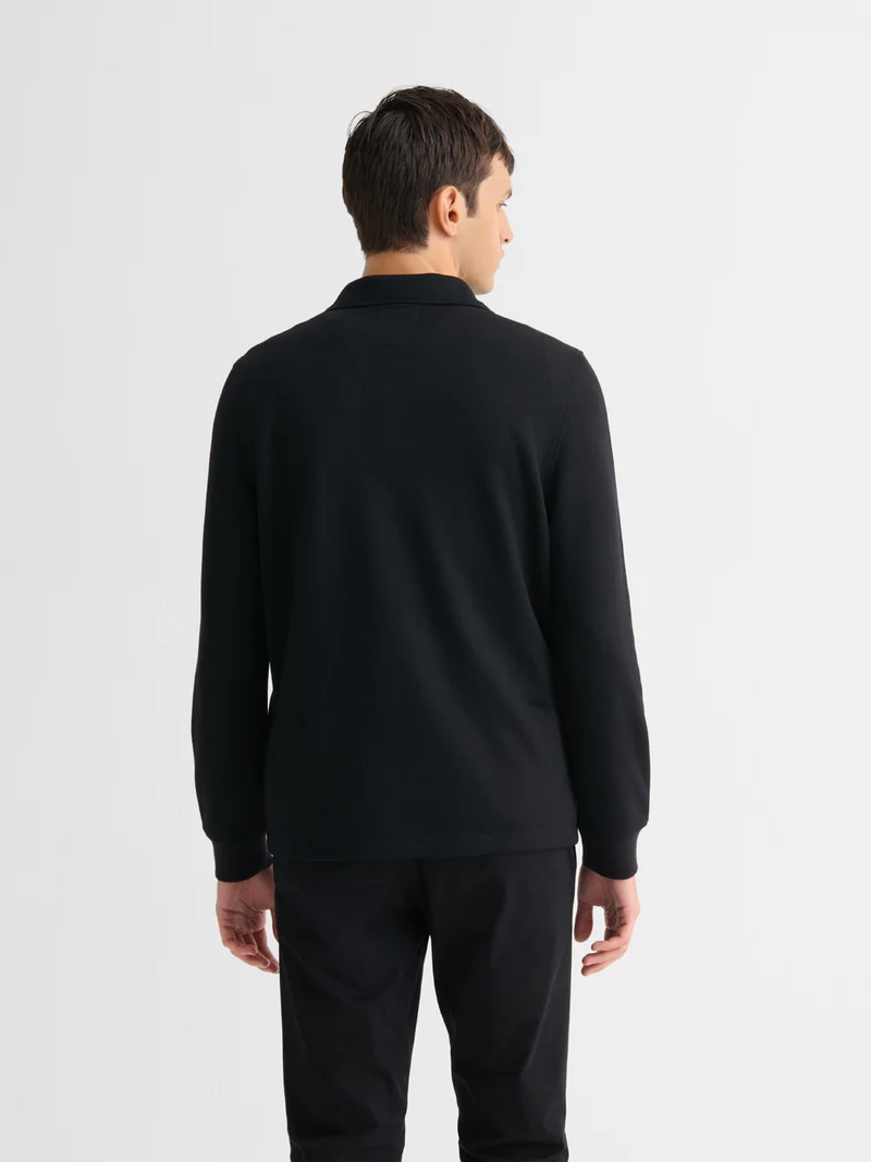 Polo boutonné regular
