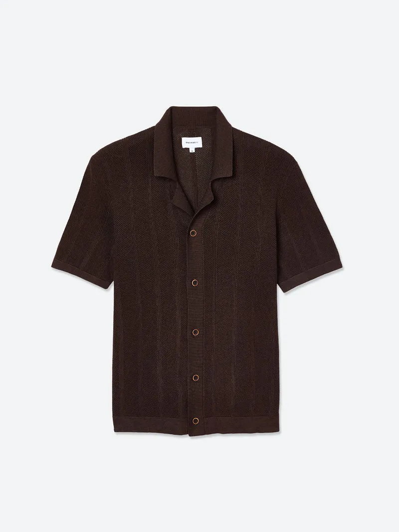 Chemise en maille jeux de points