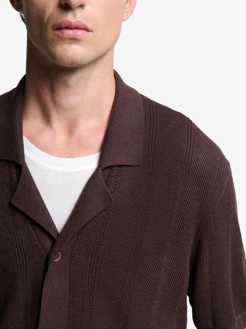 Chemise en maille jeux de points