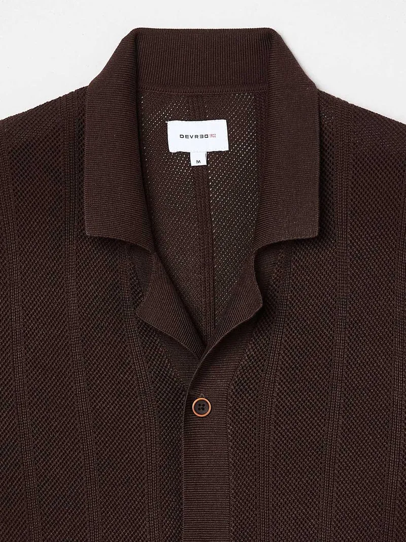 Chemise en maille jeux de points