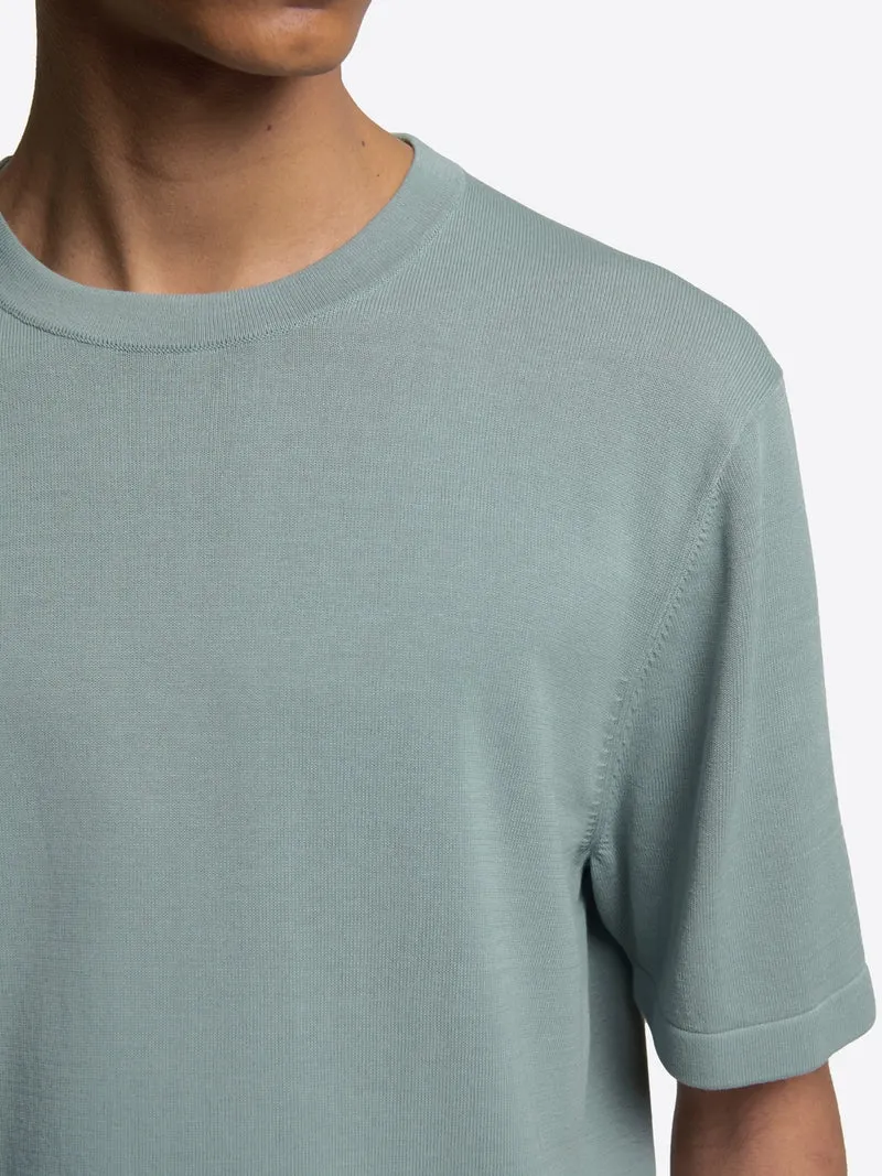T-shirt maille col rond en coton