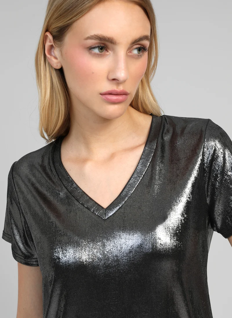 T-SHIRT ALIZELAN anthracite