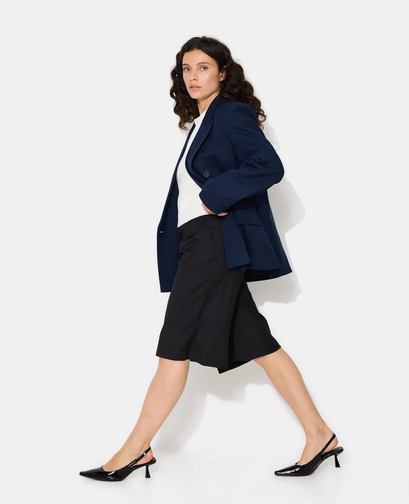 Veste blazer oversize double boutonnage