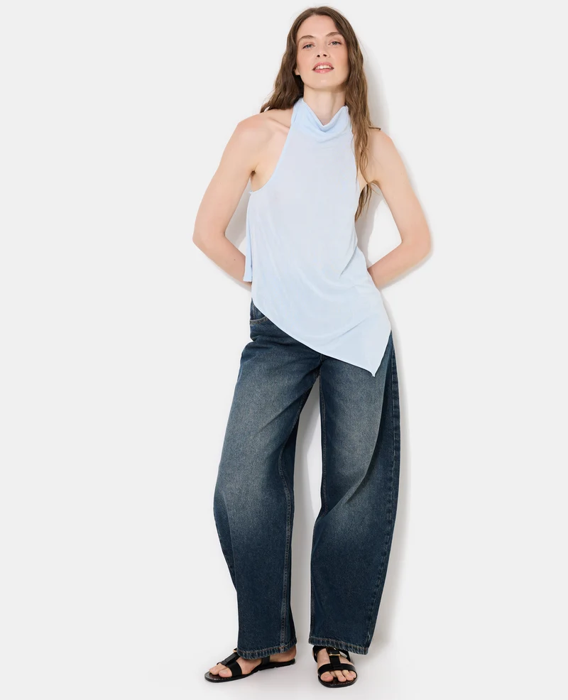Top dos-nu asymétrique en maille fluide