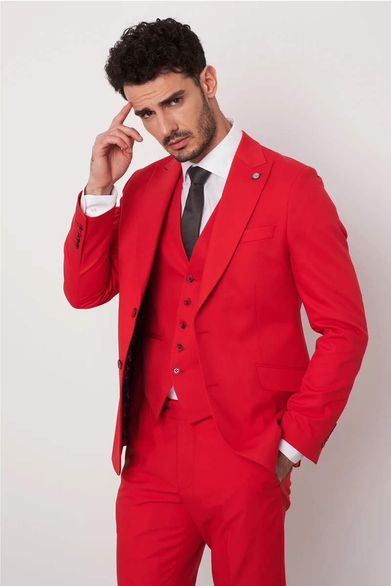 Man Jacket Red