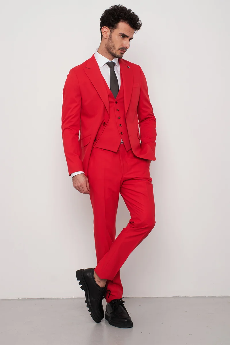 Man Jacket Red