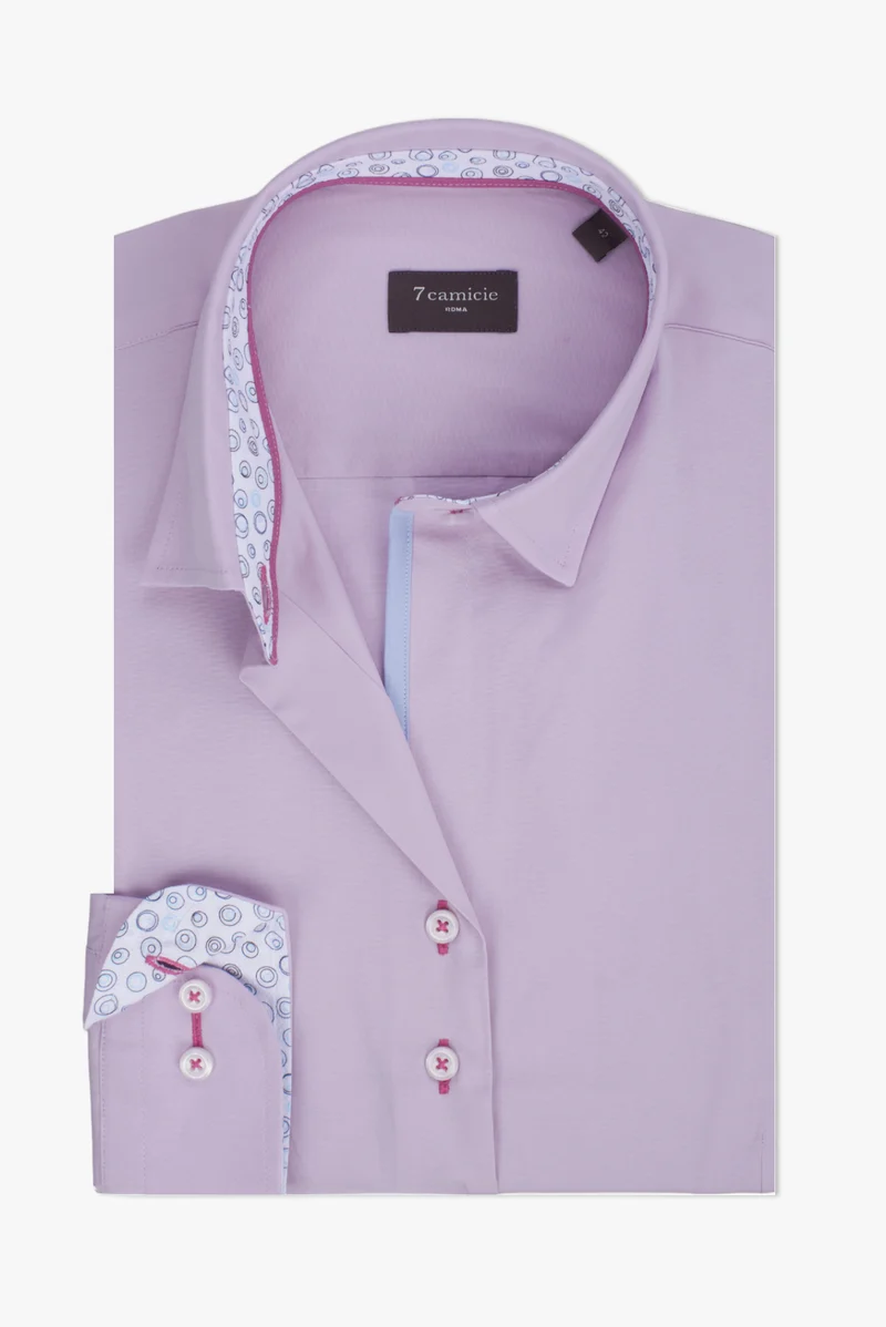 Beatrice Sport Poplin Stretch Women’s Shirt Lilac