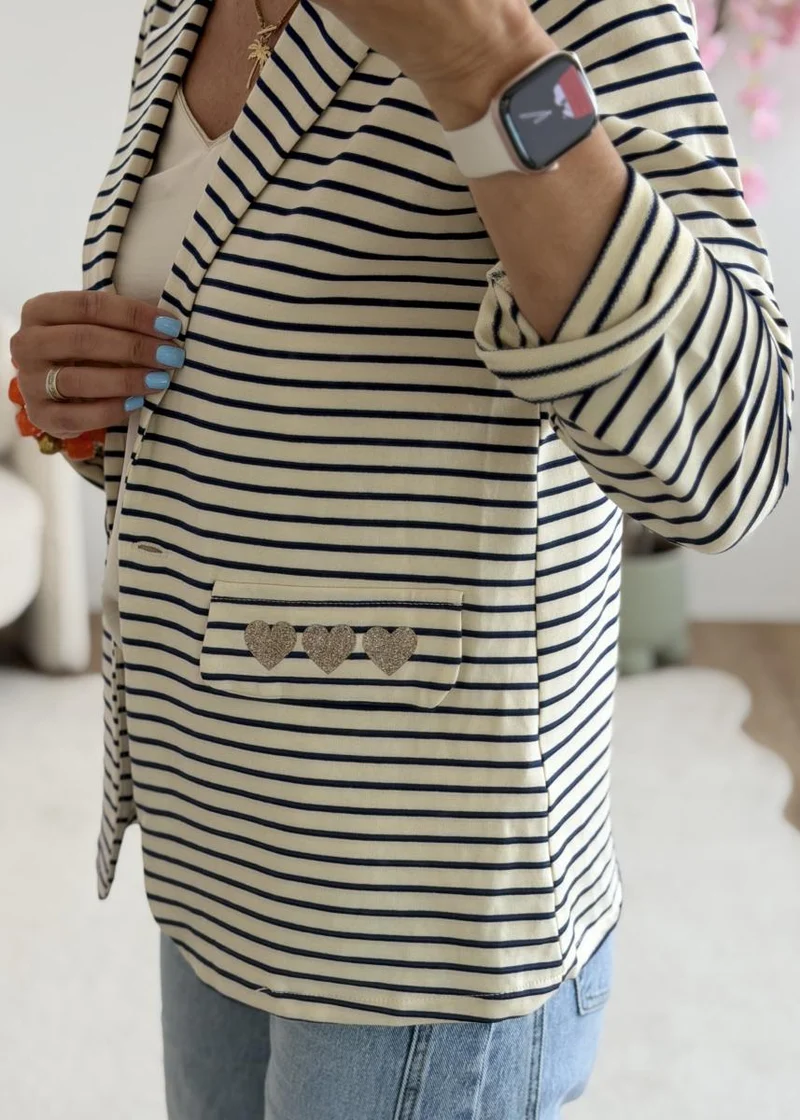 Blazer marinière