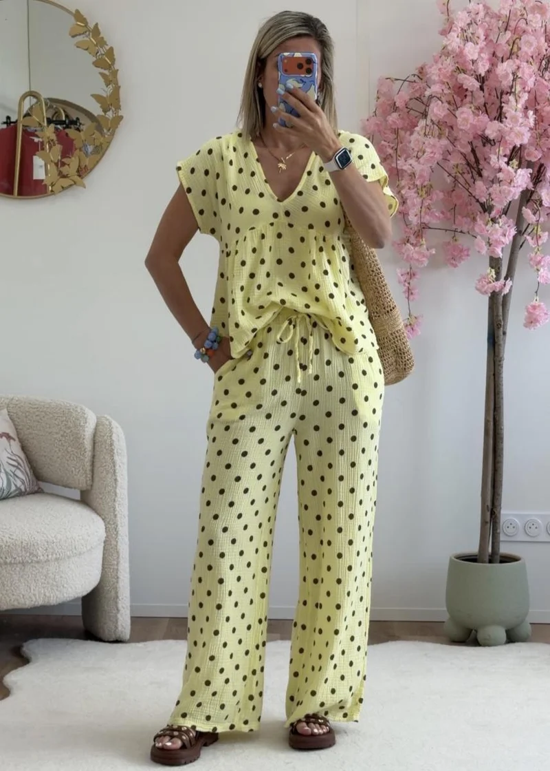 Blouse Leonidas jaune