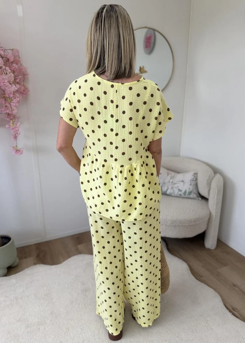 Blouse Leonidas jaune