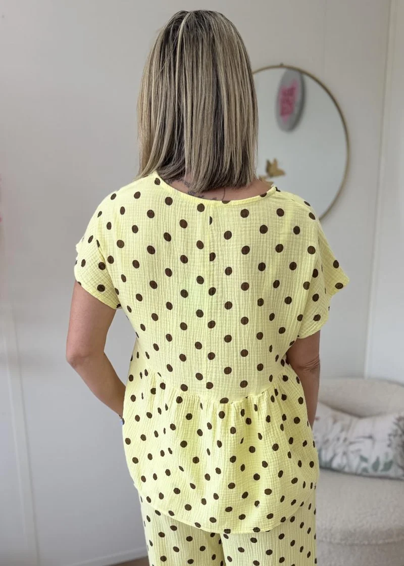 Blouse Leonidas jaune