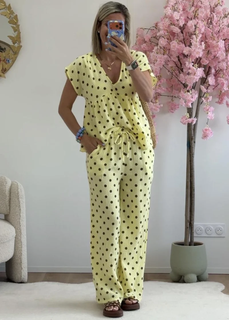 Blouse Leonidas jaune