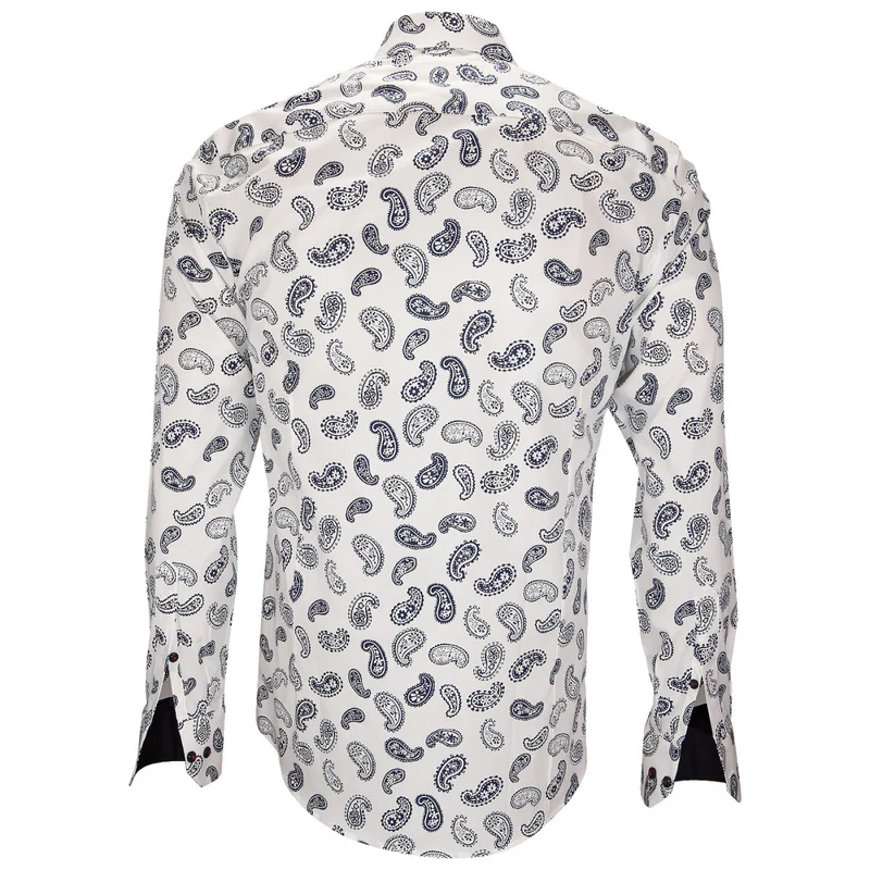 Chemise homme à motifs coupe cintrée SAN SEVERO Emporio balzani